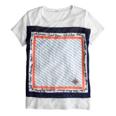 Linen bandana tee