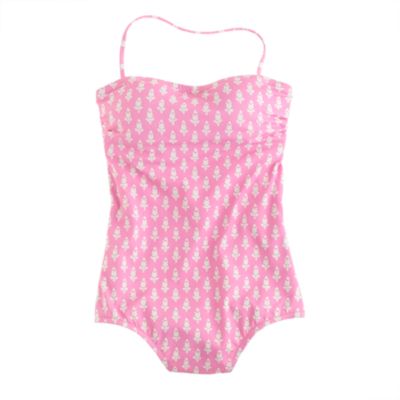 Thistle print bandeau tank