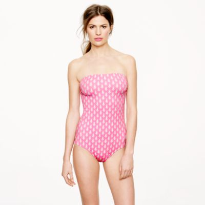 Thistle print bandeau tank