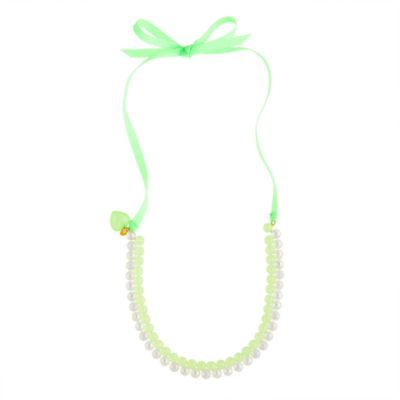 Girls' seaglass & soap bubbles necklace
