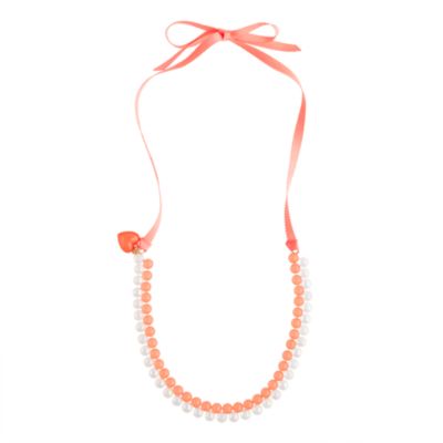 Girls' seaglass & soap bubbles necklace