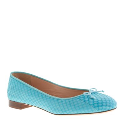 Collection Kiki snakeskin ballet flats