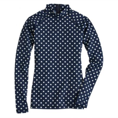 Polka-dot rash guard