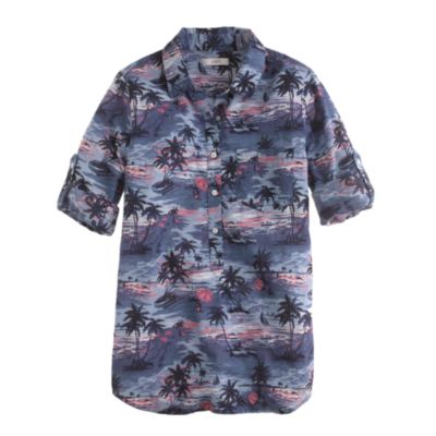 Camp popover in Hawaiian sunset