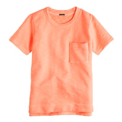 Short-sleeve summerweight boyfriend sweatshirt