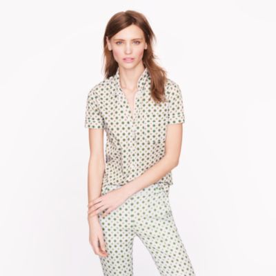 Frost foulard short-sleeve shirt