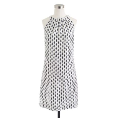 Swoop dress in thistle print