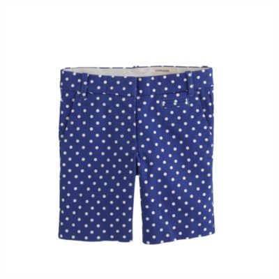 Girls' bermuda short in dot