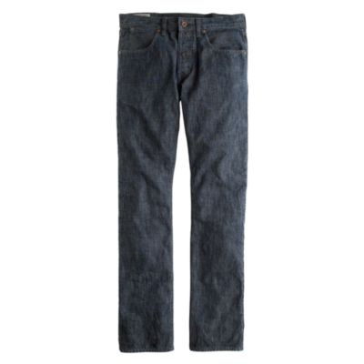 Wallace & Barnes slim pant in Japanese chambray