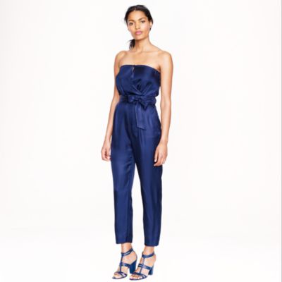 Collection strapless jumpsuit