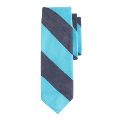 Old-school repp-stripe tie