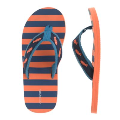 Boys' neon flip-flops
