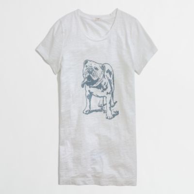 Factory bulldog graphic tee