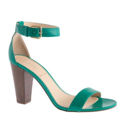 Lanie stacked-heel sandals