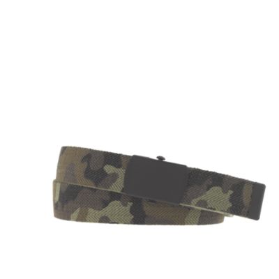 Boys' camo elastic belt