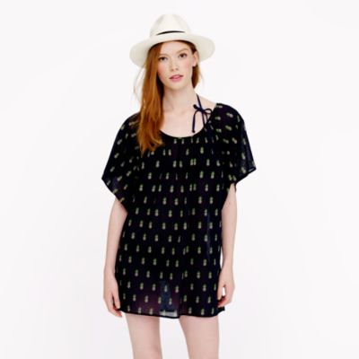 Caftan tunic in pineapple