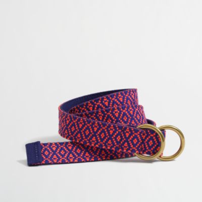 Factory diamond-stitch belt