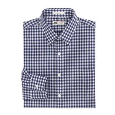 Thomas Mason&reg; for J. Crew Ludlow shirt in vintage navy gingham