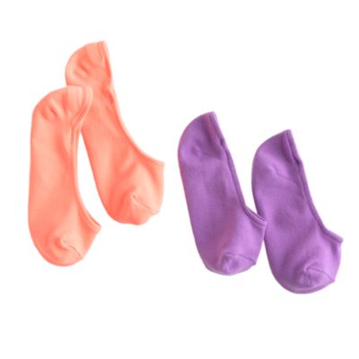 Girls' no show neon peds