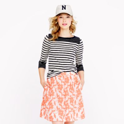 Painter tee in colorblock stripe