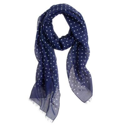 Drake's&reg; lightweight cotton silk scarf