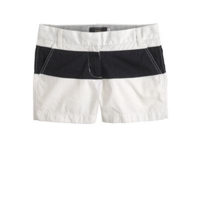 4" chino short in colorblock