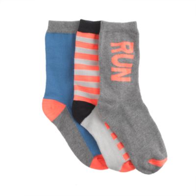Boys' home run socks three-pack