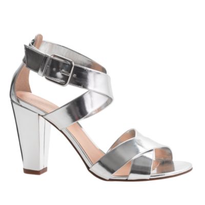 Mari metallic sandals