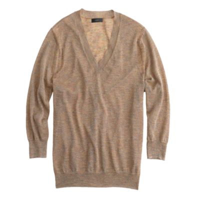 Space-dyed sparkle sweater