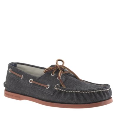 Sperry Top-Sider&reg; for J.Crew Authentic Original 2-eye boat shoes in denim