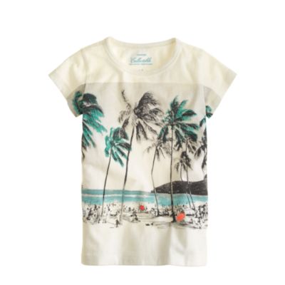 Girls' island tee