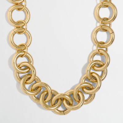 Factory gold-plated chainlink necklace