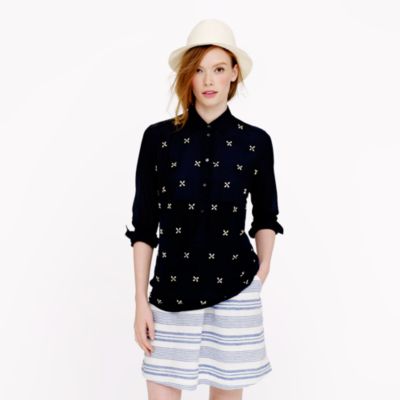 Collection jeweled boyfriend popover