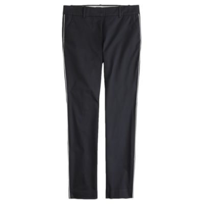 Caf&eacute; capri in tuxedo stripe