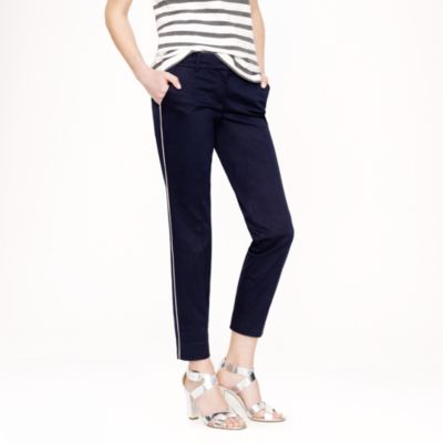 Caf&eacute; capri in tuxedo stripe