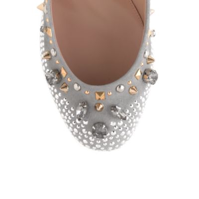 Collection Etta crystal and stud pumps