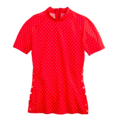 Pret-&agrave;-Surf&reg; for J.Crew polka-dot short-sleeve rash guard
