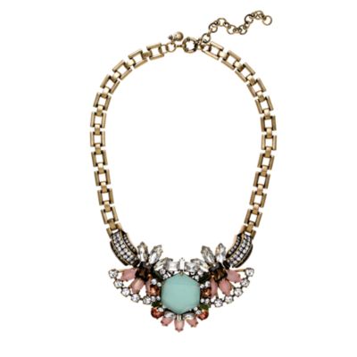 Crystal compilation necklace