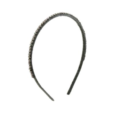 Girls' pearls and stones headband