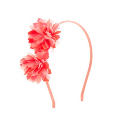 Girls' flutter flower headband