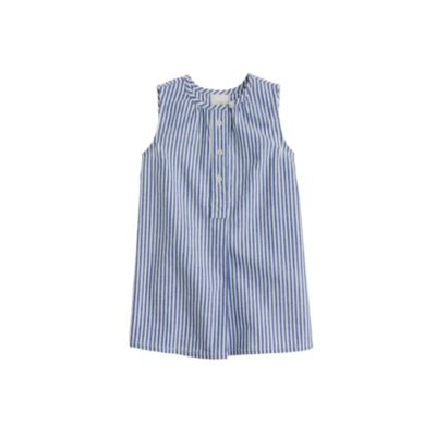 Baby tunic in blue stripe