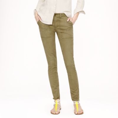 Skinny utility chino