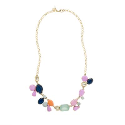 Girls' statement stone necklace