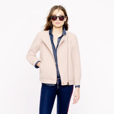 Double-cloth moto jacket