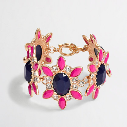 Factory crystal flower bracelet