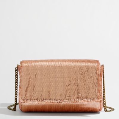 Factory sequin evening bag
