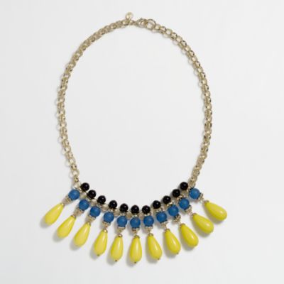 Factory multicolor teardrop necklace