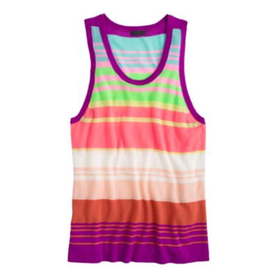 Pre-order The Elder Statesman&reg; for J.Crew cashmere ultra-stripe tank