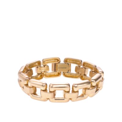 Golden link bracelet
