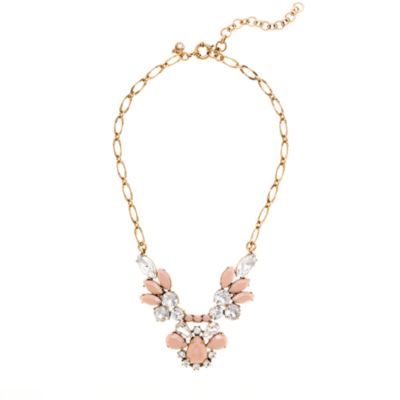 Crystal feather necklace